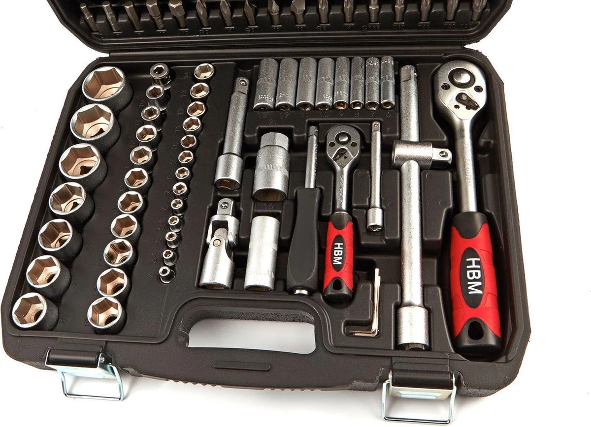 HBM 108 Delige 1/2 Doppenset 5 HBM 108 Delige 1/2 Doppenset - Afbeelding 3