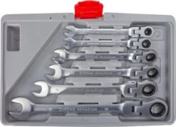 Professionele Flexibele Ringsleutelset - Steek En Ringsleutel Ring Steeksleutels Ringsteeksleutelset - Steeksleutelset - Ratel Moersleutel Ratelsleutel Ratelsleutelset Ratelset - Ringratelsleutel Set Van 12 Stuks - 6/7/8/9/10/11/12/13/14/15/17/19 MM -Makita Winkel 1200x871 7