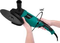 VONROC Haakse Slijper 2400W – 230mm – Soft Start – Draaibare Handgreep – Incl. Extra Handgreep En 3m Rubberen Kabel -Makita Winkel 1200x872 1