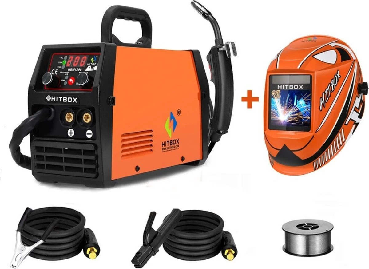 Lasmachine - Elektroden Lasser (MMA) - TIG Lasser - Semi - Automatisch 110V 220V DIY Apparaat - Inclusief Laskap - Doe Het Zelf Voor Beginners - Oranje 3 Lasmachine - Elektroden Lasser (MMA) - TIG Lasser - Semi - Automatisch 110V 220V DIY Apparaat - Inclusief Laskap - Doe Het Zelf Voor Beginners - Oranje