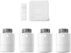 Tado° Slimme Thermostaat Starterskit V3+ - Inclusief 4 Slimme Radiatorknoppen