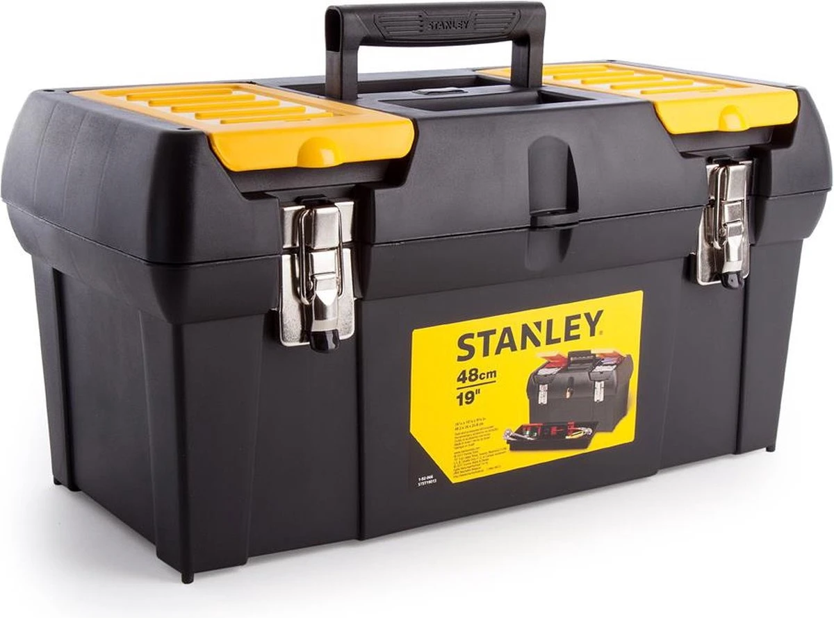 STANLEY 1-92-066 Batipro Gereedschapskoffer - 19" - Uitneembare Gereedschapsbak 3 STANLEY 1-92-066 Batipro Gereedschapskoffer - 19" - Uitneembare Gereedschapsbak