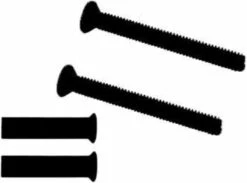 Ami Deurbeslag - Deurklink - Met Deurkruk - Rechthoekig - Aluminium - Zwart - Complete Set - NIEUW Model -Makita Winkel 1200x891 15