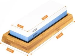 Latalis Pro Serie Slijpsteen 1000/6000 - Messenslijper - Wetsteen Met Anti-slip + Bamboeblok -Makita Winkel 1200x892 8