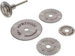 Silverline HSS Snijschijven Set - Ø 22 T/m 44 Mm - 6 Delig