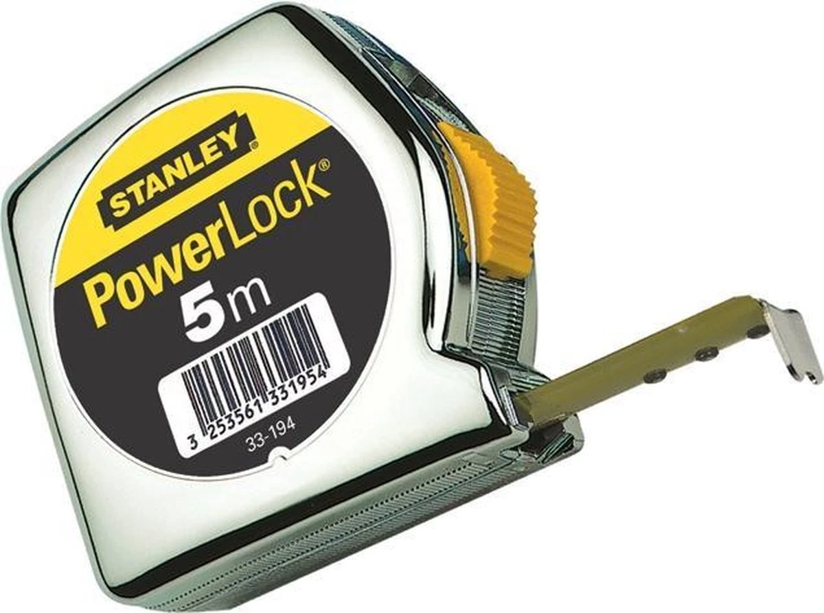 STANLEY Rolbandmaat Powerlock - 5 M - 19 Mm 8 STANLEY Rolbandmaat Powerlock - 5 M - 19 Mm - Afbeelding 6