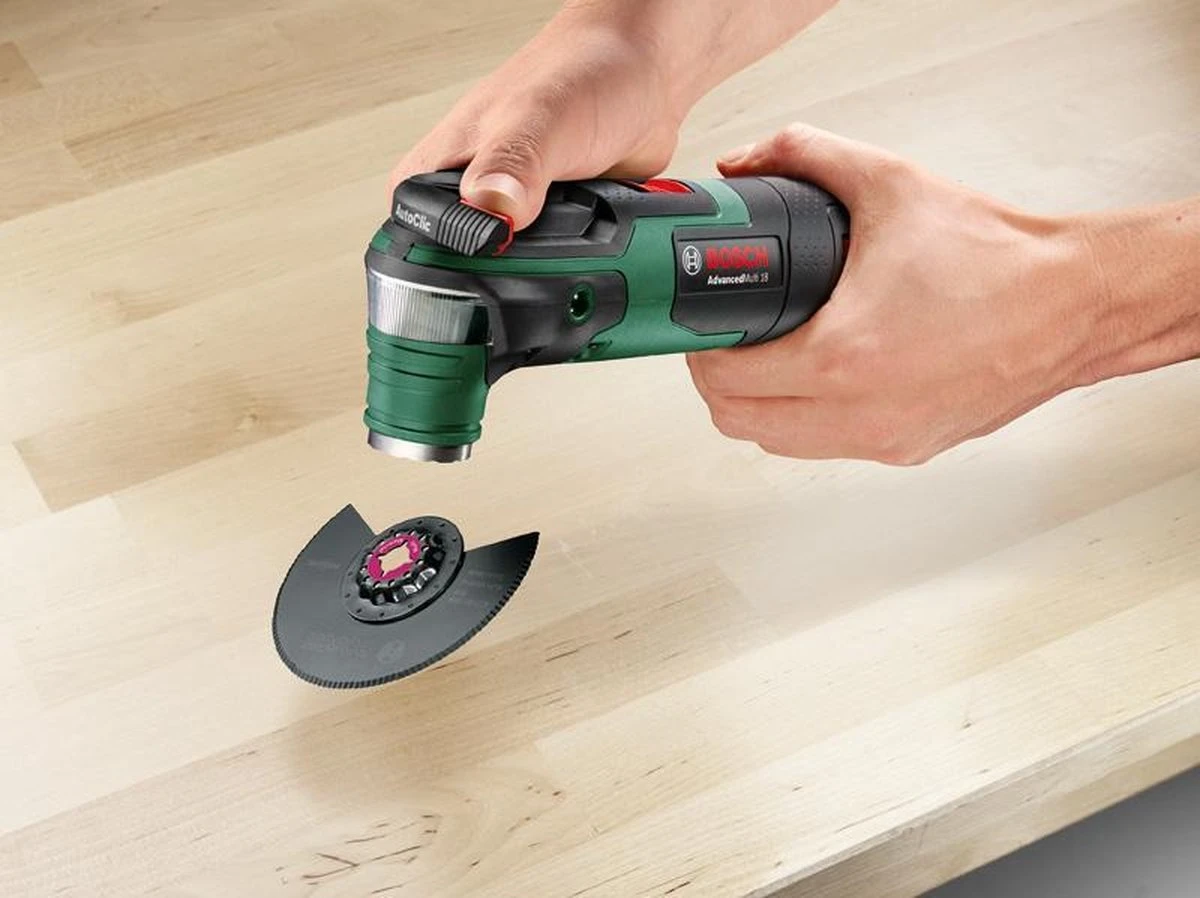 Bosch AdvancedMulti 18 Multitool - Met Koffer - Met 1x 18 V Accu En Lader 11 Bosch AdvancedMulti 18 Multitool - Met Koffer - Met 1x 18 V Accu En Lader - Afbeelding 9