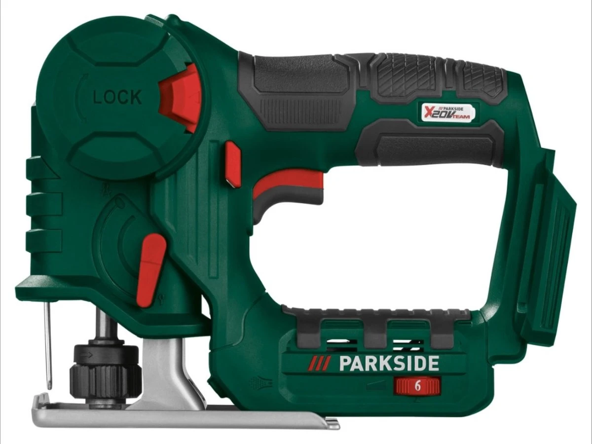 PARKSIDE® Combiapparaat Accu- Decoupeerzaag / Reciprozaag 20V Zonder Accu En Lader - 2-in-1-apparaat: Precieze Zaaggeleidingen En Flexibel Zagen Met Verstelbare Zaagkop 7 PARKSIDE® Combiapparaat Accu- Decoupeerzaag / Reciprozaag 20V Zonder Accu En Lader - 2-in-1-apparaat: Precieze Zaaggeleidingen En Flexibel Zagen Met Verstelbare Zaagkop - Afbeelding 5