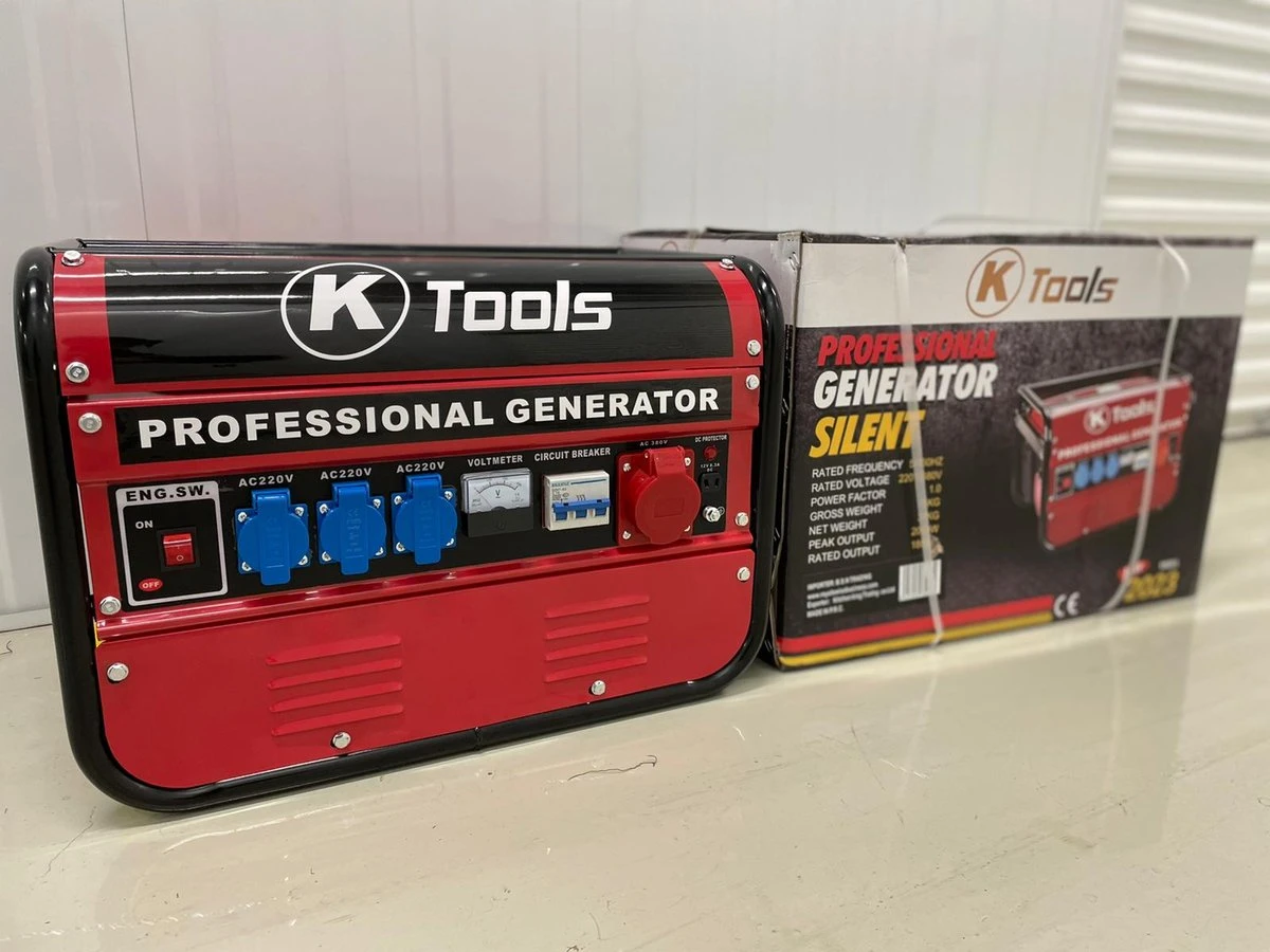 Ks Tools Generator - Professionele Generator - Stroomaggregaat - 220/380V - 15L - Aggregaat - Noodvoorziening - SPECIALE UITGAVEN 3 Ks Tools Generator - Professionele Generator - Stroomaggregaat - 220/380V - 15L - Aggregaat - Noodvoorziening - SPECIALE UITGAVEN
