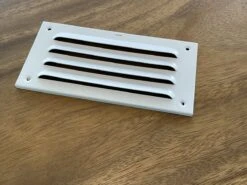 TQ4U Ventilatierooster - Schoepenrooster - Muurrooster - 180 X 90 Mm - Aluminium - Wit Gelakt -Makita Winkel 1200x900 273