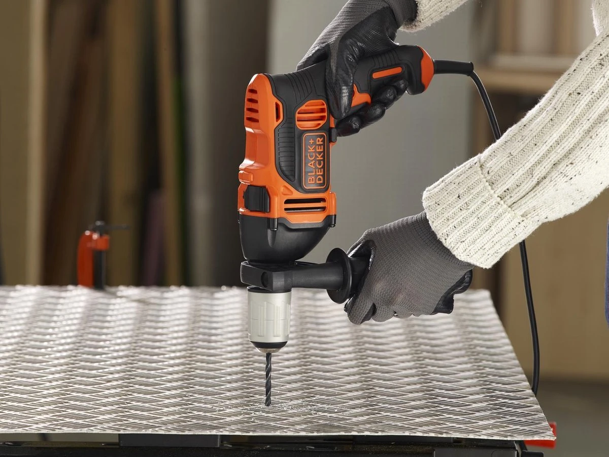 Black & Decker BLACK+DECKER BEH850K-QS Klopboormachine - 850W - 1 Snelheid - Incl. Koffer En Boren 8 Black & Decker BLACK+DECKER BEH850K-QS Klopboormachine - 850W - 1 Snelheid - Incl. Koffer En Boren - Afbeelding 6