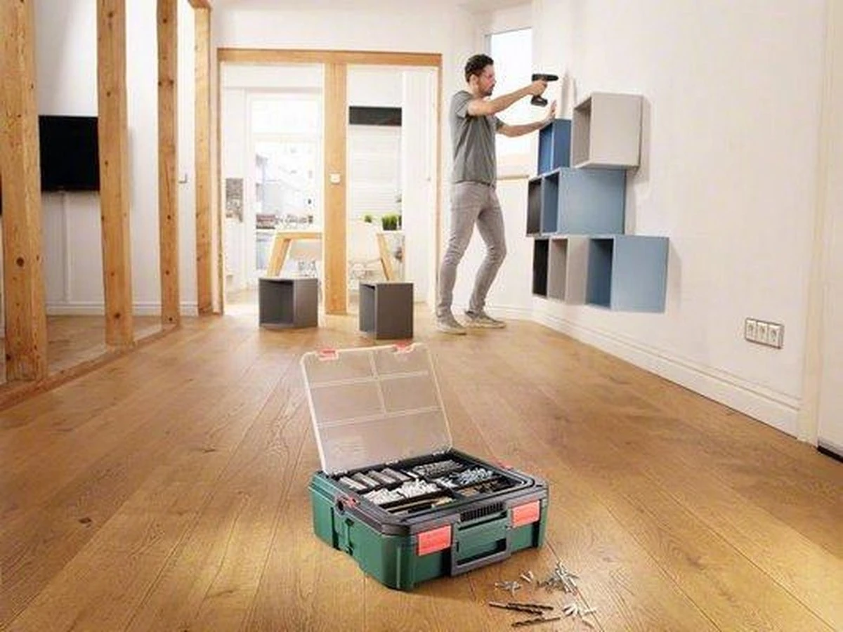 Bosch PSB 1800 LI-2 Systembox Accuboormachine – Met 2 X 18 V Accu's En Lader - Incl. 241 Accessoires 8 Bosch PSB 1800 LI-2 Systembox Accuboormachine – Met 2 X 18 V Accu's En Lader - Incl. 241 Accessoires - Afbeelding 6