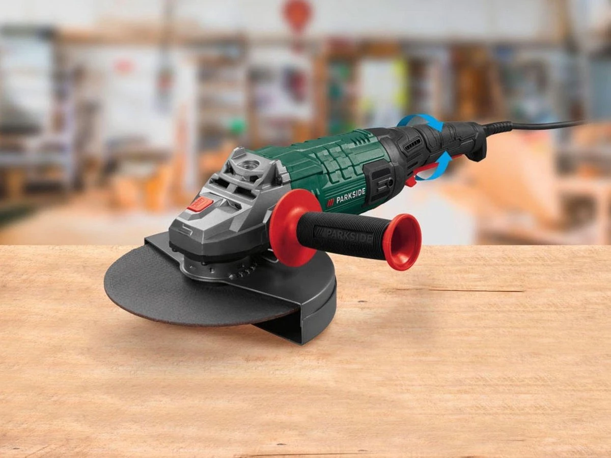 Haakse Slijper - Parkside - 2000 W - Slijpschijf: Ø230 Mm 13 Haakse Slijper - Parkside - 2000 W - Slijpschijf: Ø230 Mm - Afbeelding 11