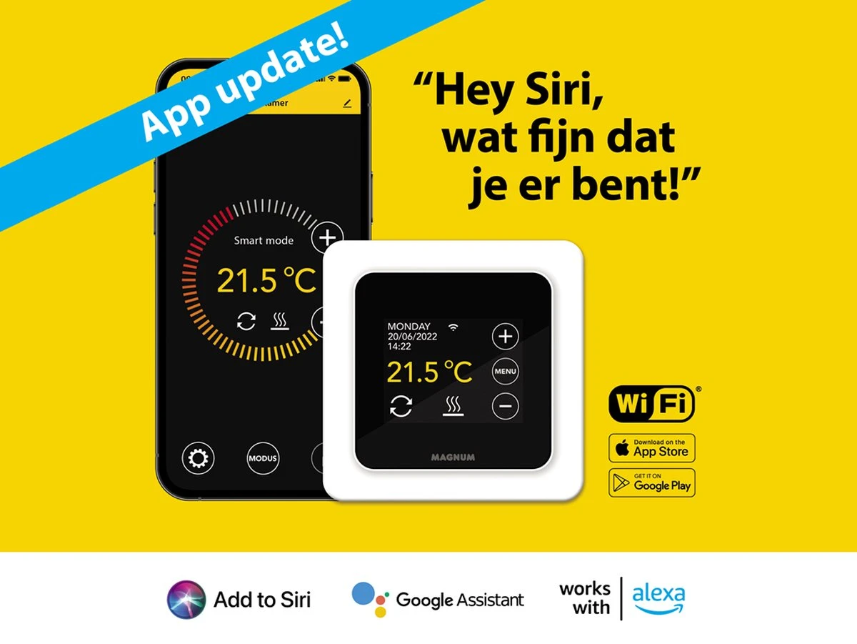 Remote Control WiFi, Digitale Klokthermostaat | RAL 9010 (Polar Wit) 6 Remote Control WiFi, Digitale Klokthermostaat | RAL 9010 (Polar Wit) - Afbeelding 4