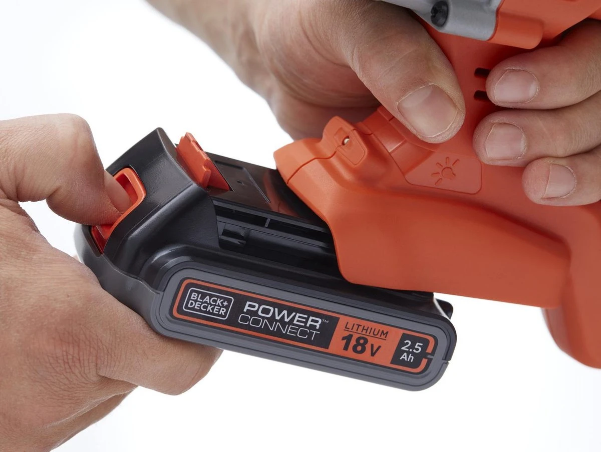 Black & Decker BLACK+DECKER BCD900E2K-QW Boorhamer - 18V - Incl. 2 Accu's, Lader En Koffer 7 Black & Decker BLACK+DECKER BCD900E2K-QW Boorhamer - 18V - Incl. 2 Accu's, Lader En Koffer - Afbeelding 5