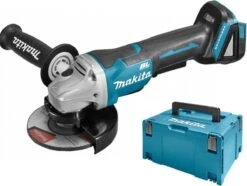 Makita DGA505ZJ 18V Li-Ion Accu Haakse Slijper Body In Mbox - 125mm - Koolborstelloos - Softstart