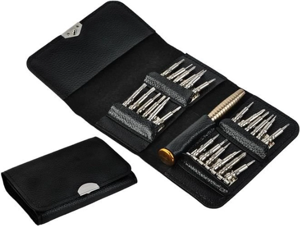 Merkloos 25-delige Precisie Schroevendraaierset | Compacte Magnetische Schroevendraaiers - Torx 3 Merkloos 25-delige Precisie Schroevendraaierset | Compacte Magnetische Schroevendraaiers - Torx