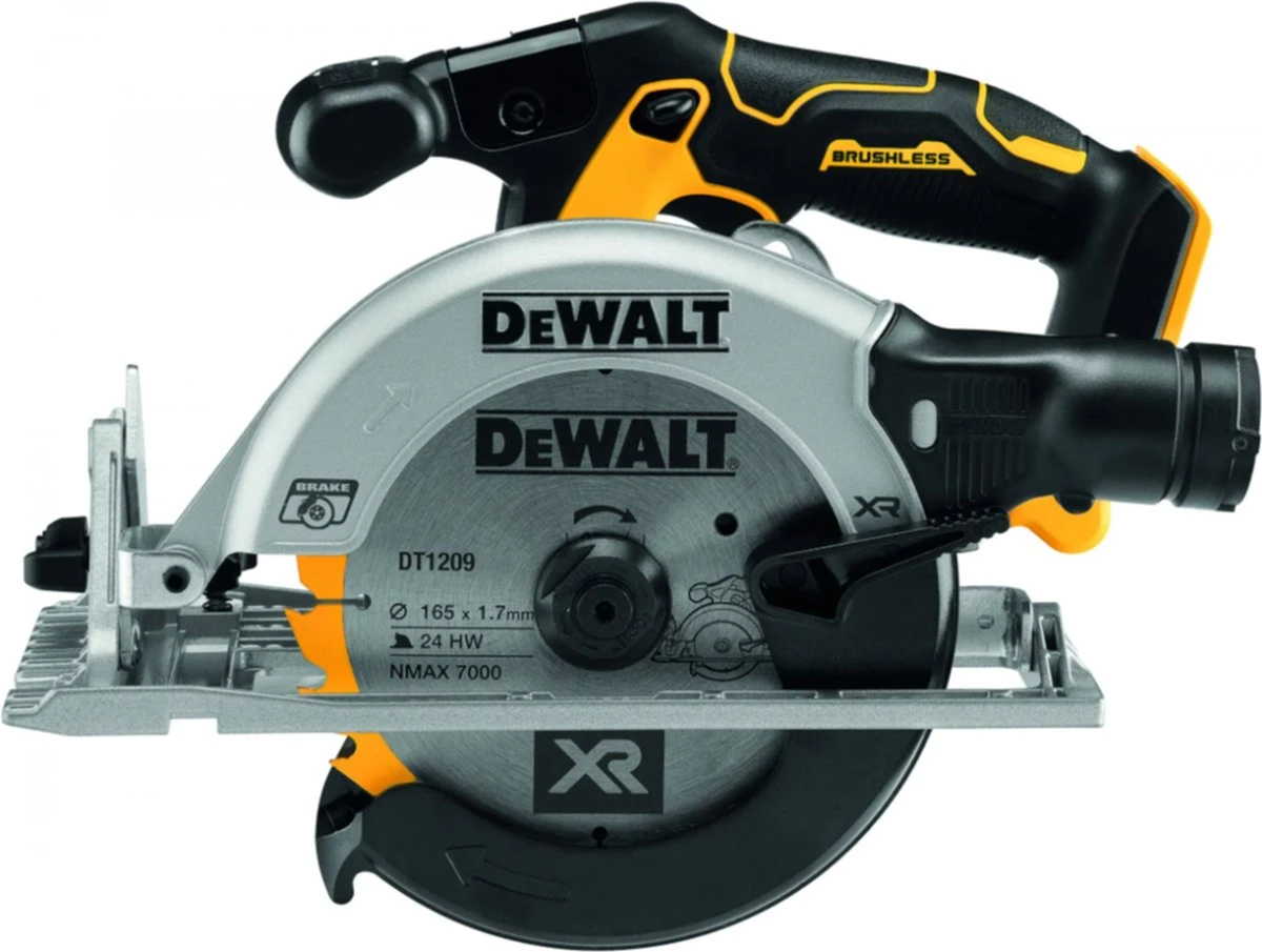 DeWalt DCS565NT-XJ | Accu Cirkelzaag | XR | 18 Volt | 165 Mm | Body In TSTAK | Zonder Accu's & Laders 5 DeWalt DCS565NT-XJ | Accu Cirkelzaag | XR | 18 Volt | 165 Mm | Body In TSTAK | Zonder Accu's & Laders - Afbeelding 3
