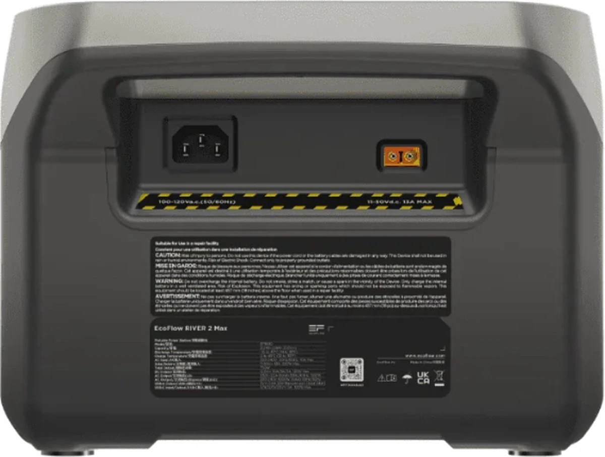 EcoFlow River 2 MAX - Solar Portable Power Station - 512Wh - 500W 7 EcoFlow River 2 MAX - Solar Portable Power Station - 512Wh - 500W - Afbeelding 5