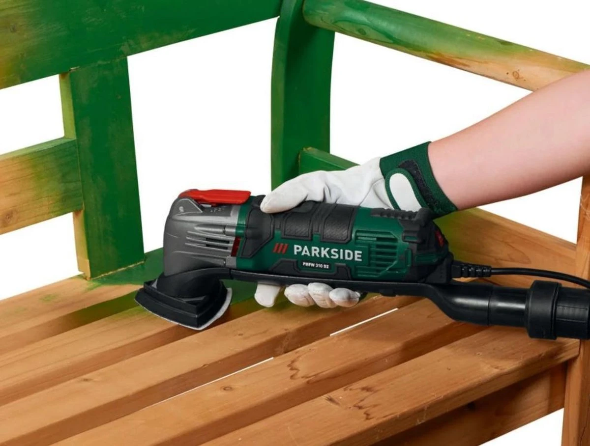 PARKSIDE® Multifunctioneel Gereedschap - 310 W - Multitool Geschikt Voor Talloze Toepassingen Zoals Zagen, Slijpen, Schaven En Schuren 10 PARKSIDE® Multifunctioneel Gereedschap - 310 W - Multitool Geschikt Voor Talloze Toepassingen Zoals Zagen, Slijpen, Schaven En Schuren - Afbeelding 8