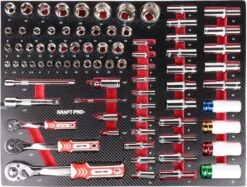 Kraft Pro+ - Gereedschapwagen - 7/6 Laden Gevuld - Groot Opbergvak -Makita Winkel 1200x910 11