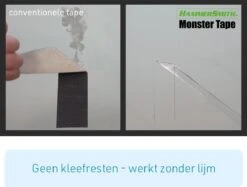 Hammersmith Monster Tape Nanotape - Dubbelzijdig Tape Met Nano-Grip-Technologie - Verwijdering Zonder Resten - 3 St. -Makita Winkel 1200x910 16