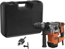 Black & Decker BLACK+DECKER BEHS03K-QS Boorhamer - Pneumatisch - 1250W - Incl. Accessoires In Koffer