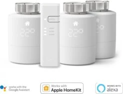 Tado° Slimme Radiatorknop Starterskit V3+ - Inclusief 2 Extra Radiatorknoppen