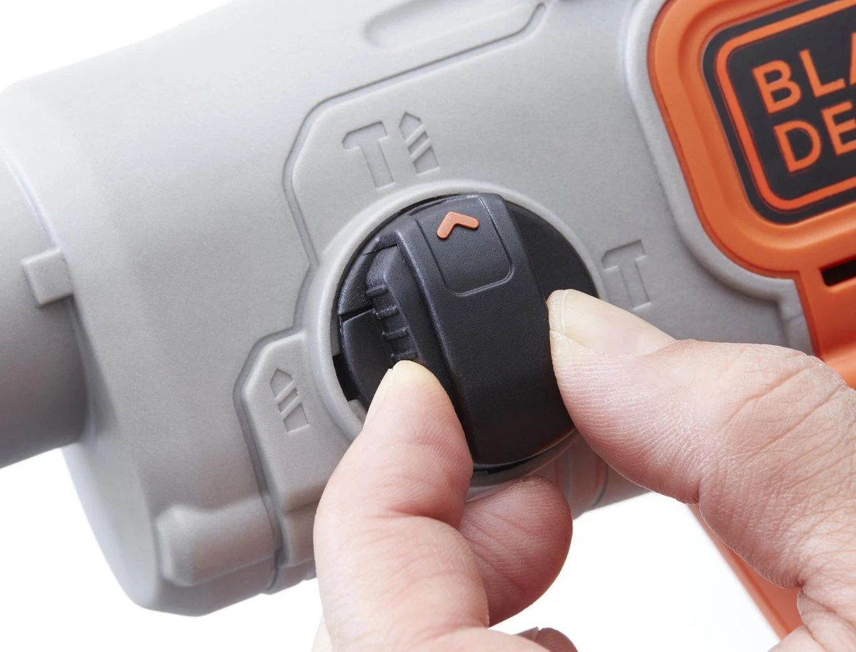 Black & Decker BLACK+DECKER BCD900E2K-QW Boorhamer - 18V - Incl. 2 Accu's, Lader En Koffer 14 Black & Decker BLACK+DECKER BCD900E2K-QW Boorhamer - 18V - Incl. 2 Accu's, Lader En Koffer - Afbeelding 12