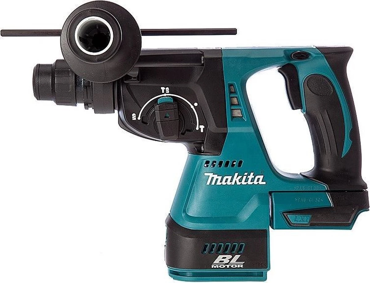 Makita DHR242Z Boorhamer - Losse Body - Zonder Accu's En Lader 6 Makita DHR242Z Boorhamer - Losse Body - Zonder Accu's En Lader - Afbeelding 4