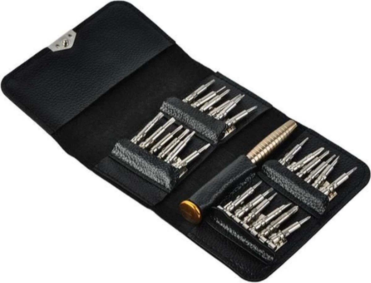 Merkloos 25-delige Precisie Schroevendraaierset | Compacte Magnetische Schroevendraaiers - Torx 9 Merkloos 25-delige Precisie Schroevendraaierset | Compacte Magnetische Schroevendraaiers - Torx - Afbeelding 7