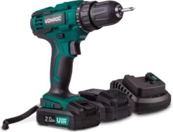 VONROC Accuboormachine – VPower 20V – Complete Set Met 2x 2.0Ah Accu, Sneloplader, Bits & Opbergtas -Makita Winkel 1200x918 1