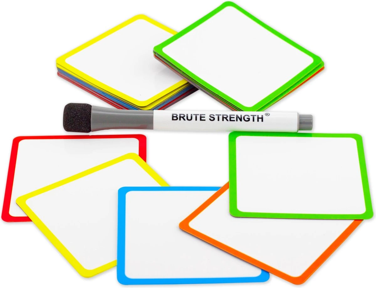 Whiteboard Scrum Magneten Met Stift - 25 Stuks - Mix - 5 Kleuren Kader - 7,5 X 7,5cm - Post It Notes Voor Magneetbord En Koelkast 3 Whiteboard Scrum Magneten Met Stift - 25 Stuks - Mix - 5 Kleuren Kader - 7,5 X 7,5cm - Post It Notes Voor Magneetbord En Koelkast