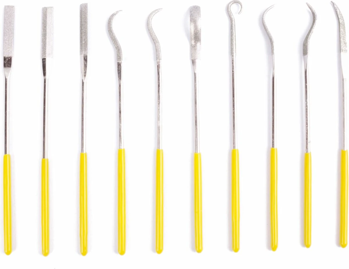 Benson Diamant Schraper Vijlset 140 Mm - 10 Delig 3 Benson Diamant Schraper Vijlset 140 Mm - 10 Delig