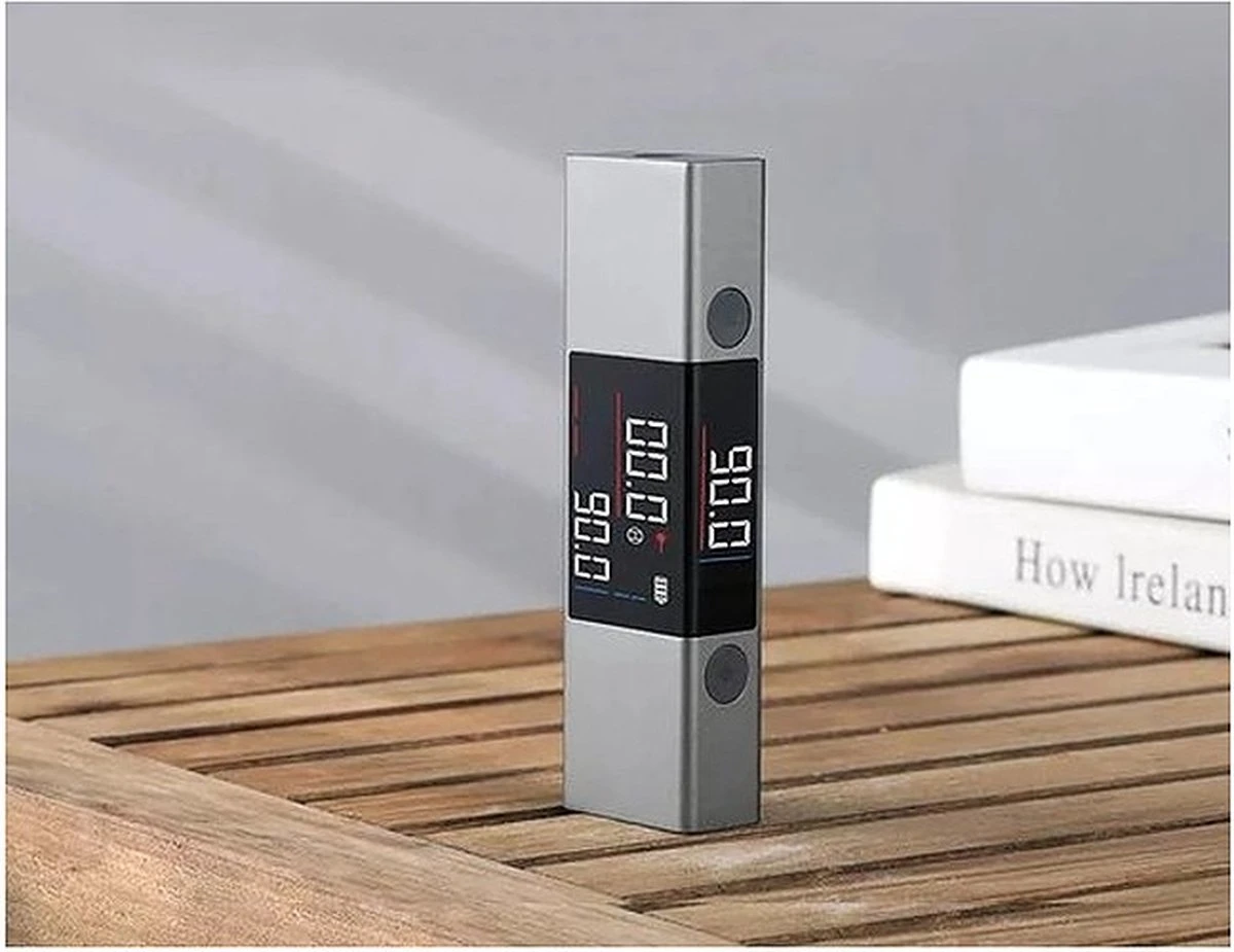 Dokx - 2 In 1 Dubbele Laser Gradenboog Liniaal - Inclusief Statief 4 Dokx - 2 In 1 Dubbele Laser Gradenboog Liniaal - Inclusief Statief - Afbeelding 2