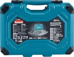 Makita E-10883 Gereedschapset In Koffer - 221-delig 11 Makita E-10883 Gereedschapset In Koffer - 221-delig -Makita Winkel 1200x927 4