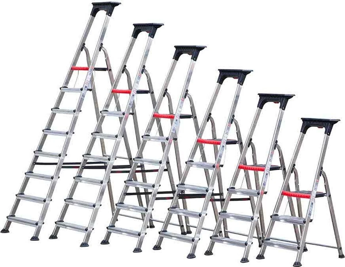 Altrex Double Decker Huishoudtrap 5 Treeds - Werkhoogte 3.05m 15 Altrex Double Decker Huishoudtrap 5 Treeds - Werkhoogte 3.05m - Afbeelding 13