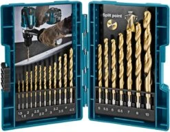 Makita Metaalborenset 19-delig HSS-TiN - D-67527 -Makita Winkel 1200x933