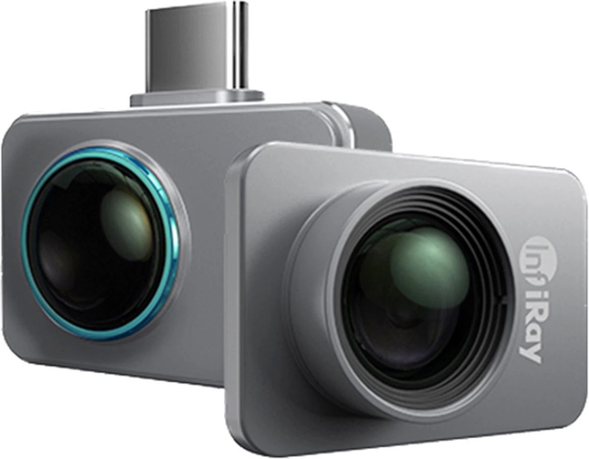 Infiray P2 PRO Warmtebeeldcamera Met Optische Lens - Warmtecamera Voor Android - Warmtemeter - Infrarood Camera 256x192 Pixels - 25 Hz -20° Tot 550° 4 Infiray P2 PRO Warmtebeeldcamera Met Optische Lens - Warmtecamera Voor Android - Warmtemeter - Infrarood Camera 256x192 Pixels - 25 Hz -20° Tot 550° - Afbeelding 2