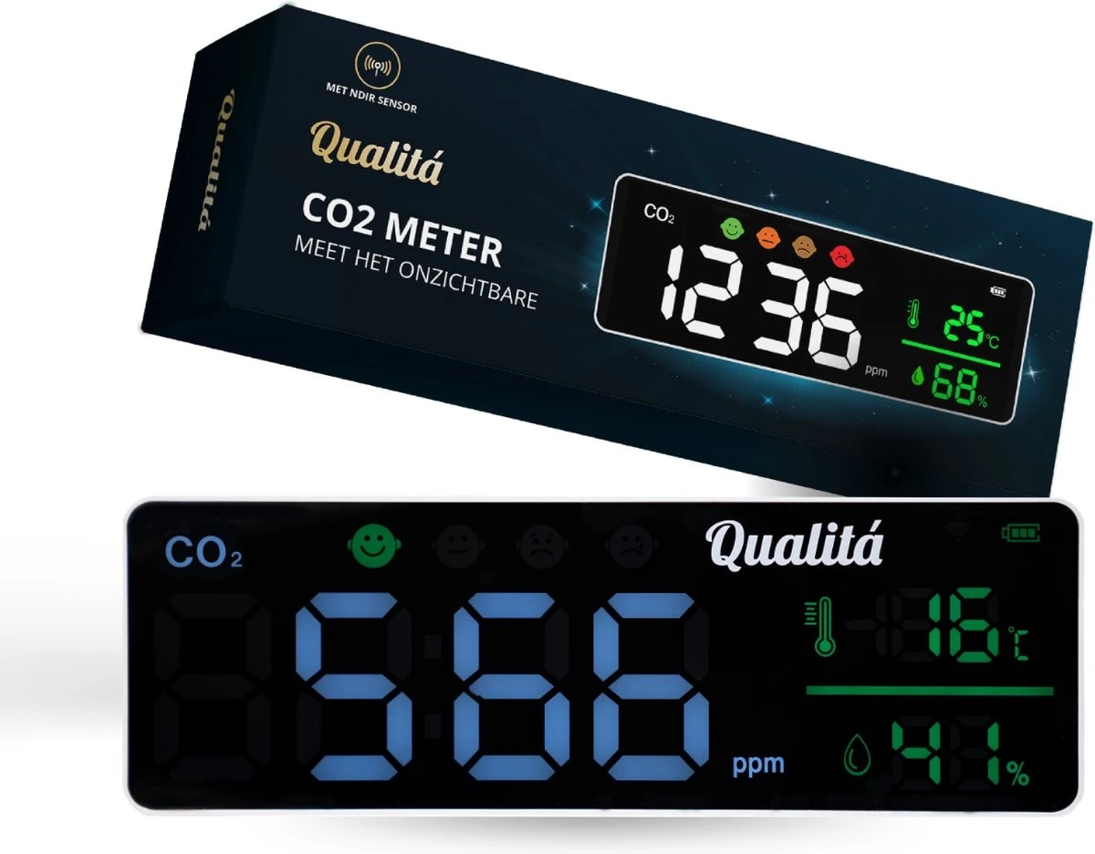 CO2 Meter Voor Luchtkwaliteit Verplicht In België – CO2 Melder Voor Horeca En Binnen – NDIR Sensor – Luchtkwaliteitsmeters – Draagbaar Monitor 10 CO2 Meter Voor Luchtkwaliteit Verplicht In België – CO2 Melder Voor Horeca En Binnen – NDIR Sensor – Luchtkwaliteitsmeters – Draagbaar Monitor - Afbeelding 8