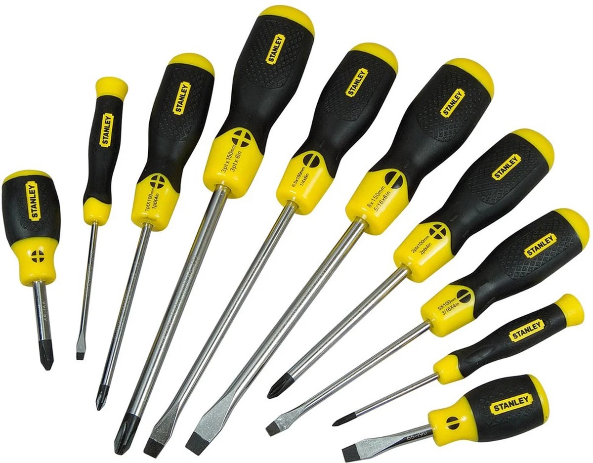 STANLEY 2-65-005 Schroevendraaierset - 10-delig - Inclusief Koffer 3 STANLEY 2-65-005 Schroevendraaierset - 10-delig - Inclusief Koffer