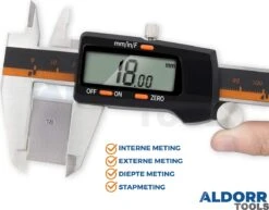 ALDORR Tools - Professionele Digitale Schuifmaat - RVS - Incl. 2 Reservebatterijen - 150mm 12 ALDORR Tools - Professionele Digitale Schuifmaat - RVS - Incl. 2 Reservebatterijen - 150mm -Makita Winkel 1200x940 5