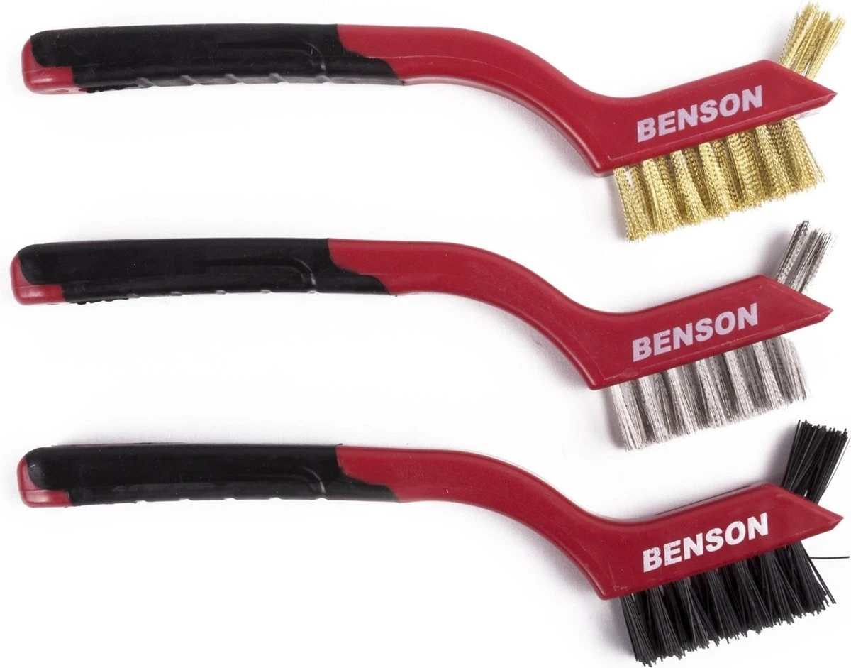 Benson Staalborstels 3 Delig Multi Profi 3 Benson Staalborstels 3 Delig Multi Profi