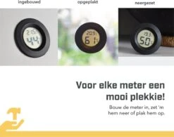 Tool Meister TM2 – Hygrometer & Thermometer - Binnen/Buiten/Koelkast – Digitaal -Zwart - Incl Batterijen 21 Tool Meister TM2 – Hygrometer & Thermometer - Binnen/Buiten/Koelkast – Digitaal -Zwart - Incl Batterijen -Makita Winkel 1200x946 7