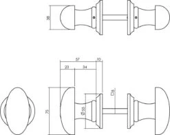 Intersteel Knopkruk Ovaal Met Rozet Zwart 7 Intersteel Knopkruk Ovaal Met Rozet Zwart -Makita Winkel 1200x952 16