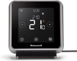 Honeywell Lyric T6R Slimme Thermostaat Zwart - Draadloze Verbinding