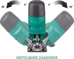 VONROC Decoupeerzaag 550W – Ergonomische T Handgreep – 4 Pendelstanden – Incl. 5 Zaagbladen -Makita Winkel 1200x952 5