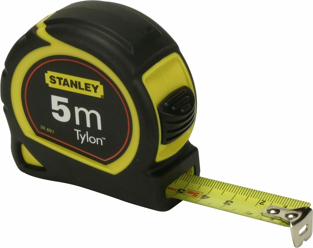 STANLEY Tylon 0-30-697 Rolbandmaat - Lengte 5m - Breedte 19 Mm 15 STANLEY Tylon 0-30-697 Rolbandmaat - Lengte 5m - Breedte 19 Mm - Afbeelding 13