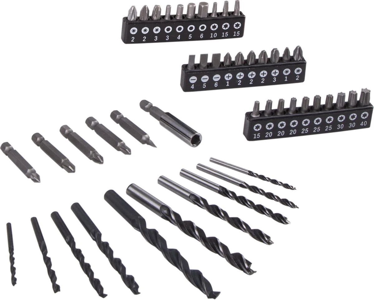 VONROC Accuboormachine – 12V Li-Ion – Incl. Aluminium Opbergkoffer, 46 Accessoires, 1x Accu & Lader 8 VONROC Accuboormachine – 12V Li-Ion – Incl. Aluminium Opbergkoffer, 46 Accessoires, 1x Accu & Lader - Afbeelding 6