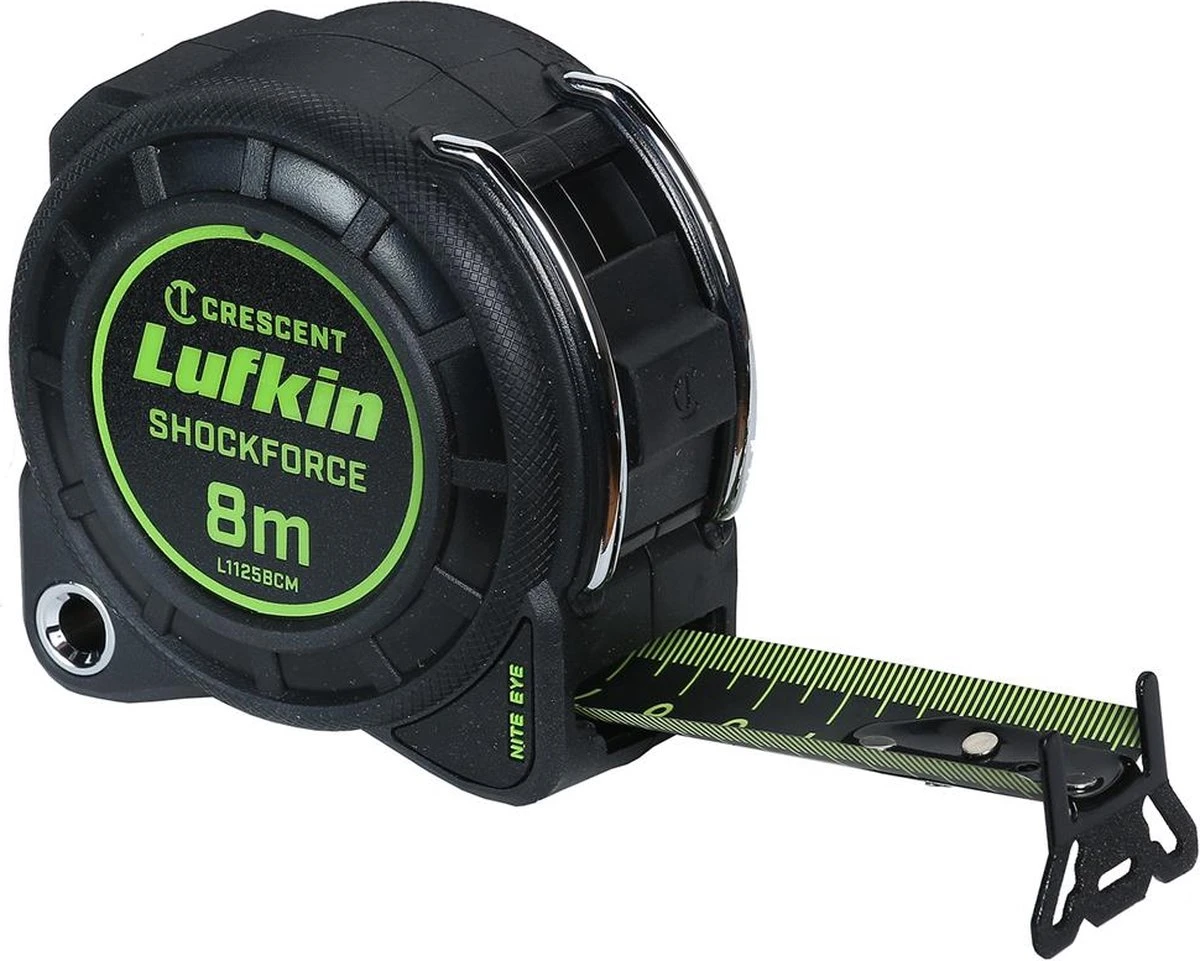 Lufkin Shockforce L1125BCM – Rolmaat 8m – Nighteye 30mm X 8m 3 Lufkin Shockforce L1125BCM – Rolmaat 8m – Nighteye 30mm X 8m